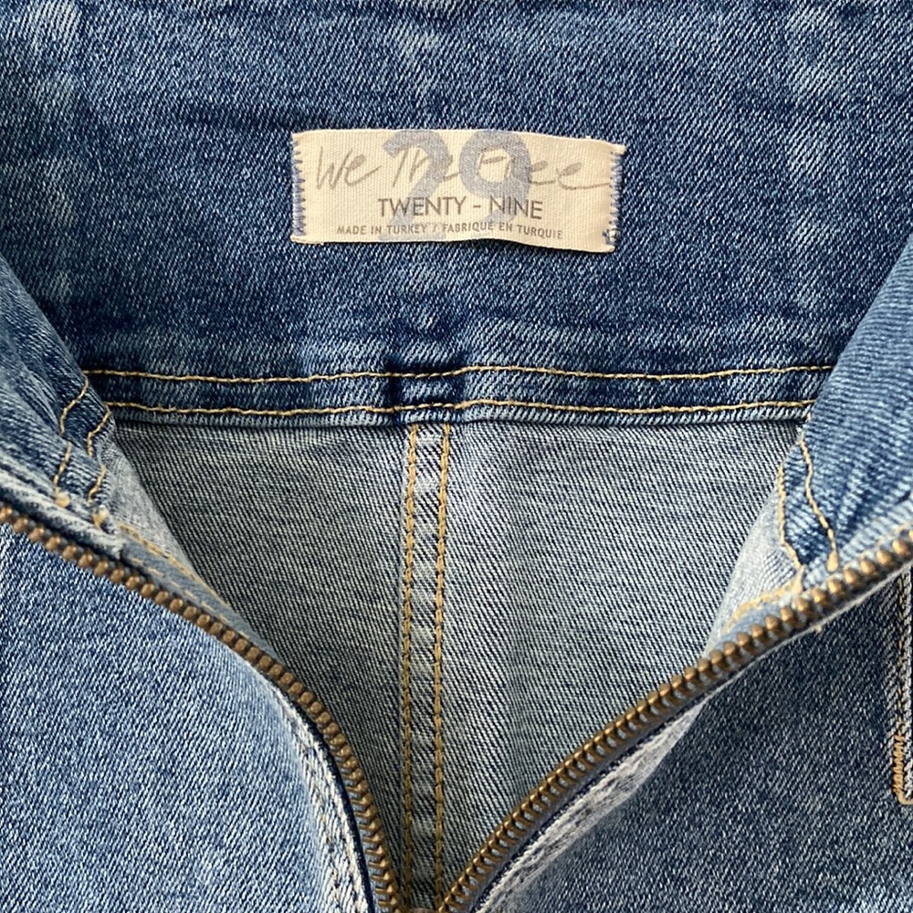 Free People Jean Mini Skirt - Picture 2 of 5